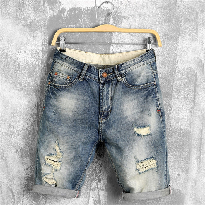 Denim Shorts Male